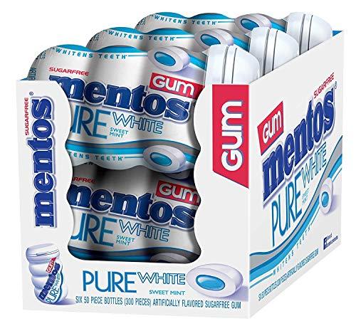 mentos pure white gum